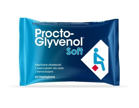 Procto-Glyvenol Soft nawilżane chusteczki dla osób z hemoroidami 30szt