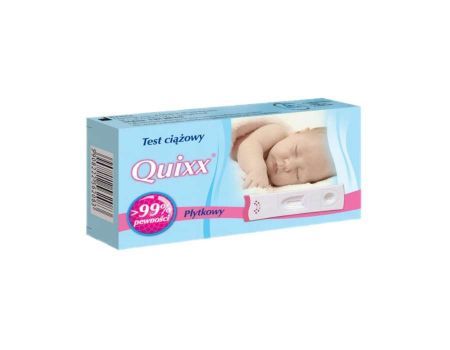 Quixx test ciążowy płytkowy 1szt