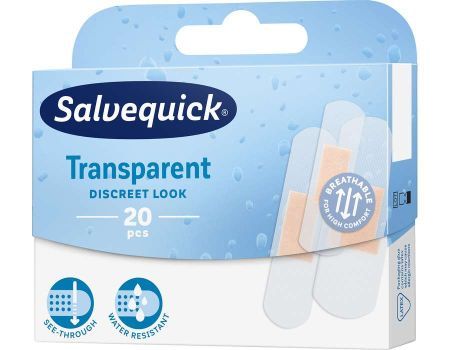 Salvequick Transparent 20 plastrów