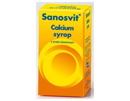 Sanosvit Calcium 114 mg jonów wapnia (Ca2+)/ 5 ml, syrop 150ml