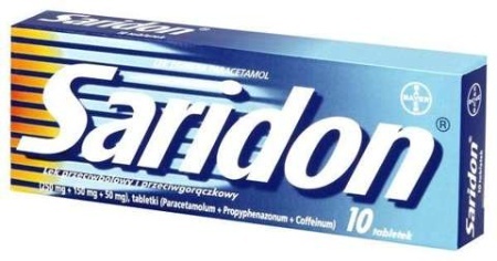 Saridon tabletki 10 sztuk