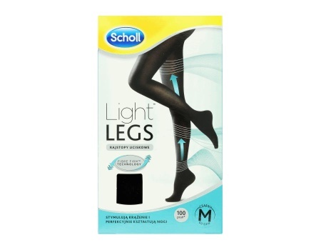 Scholl Light LEGS rajstopy uciskowe rozmiar M czarne 60DEN 1szt