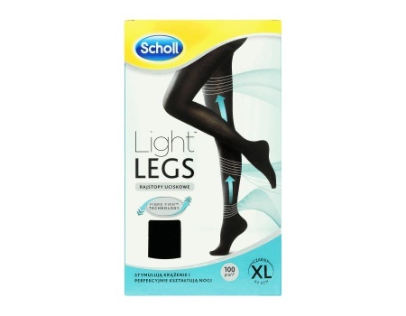 Scholl Light LEGS rajstopy uciskowe rozmiar XL czarne 60DEN 1szt