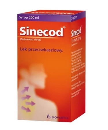 Sinecod syrop 1,5 mg/ml 200ml