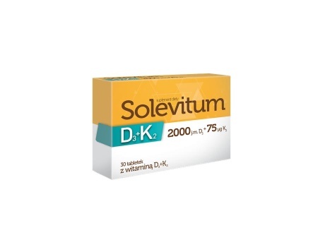 Solevitum D3+K2 30tbl dw (31.01.2024r) DATA WAŻNOŚCI