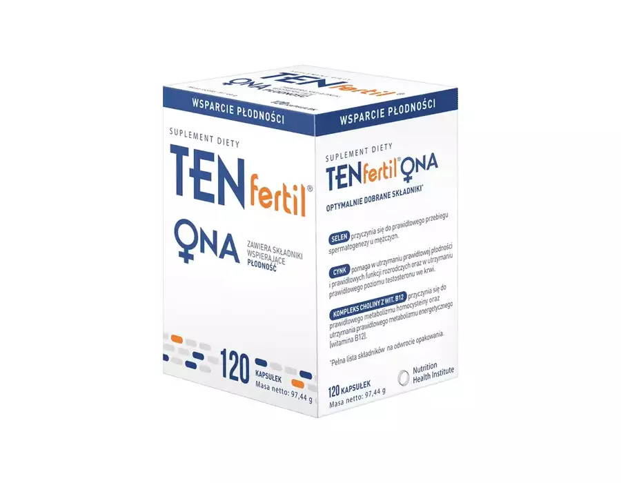 TENfertil ONA 120 kapsułek suplement diety dla kobiet starających się o dziecko