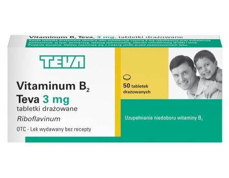 Vitaminum B2 TEVA 3mg 50tbl