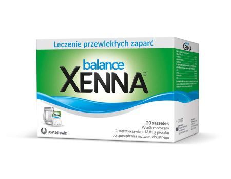 Xenna balance 20 saszetek na przewlekłe zaparcia