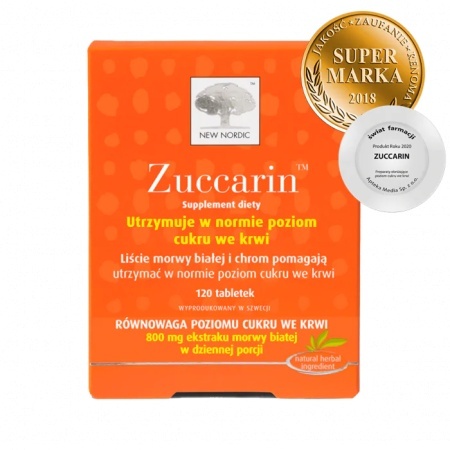 Zuccarin 120 tabletek na poziom cukru