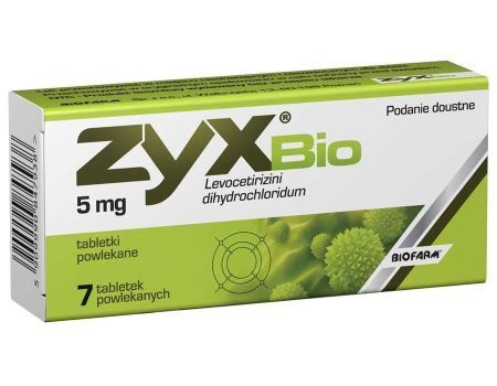 Zyx BIO 5 mg 7 tabletek na alergię
